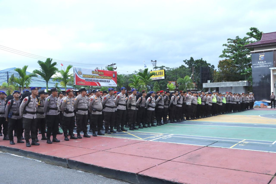 520 Polisi Akan Lakukan Pengamanan 2.252 TPS di Inhil