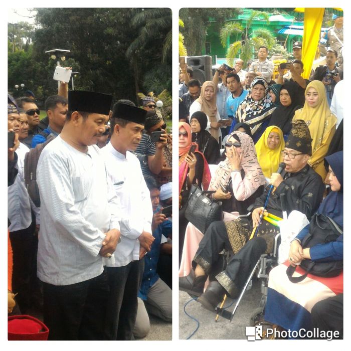 Serahkan Gelar Adat, Syarwan Bentak Dua Utusan LAM