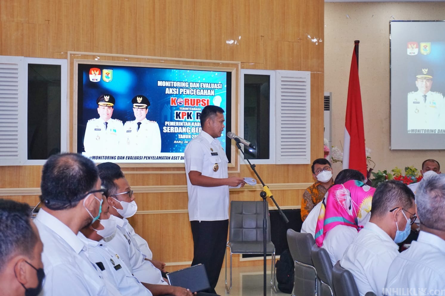 KPK Beri Pembinaan dan Tindak Lanjut Korsupgah di Pemkab Sergai