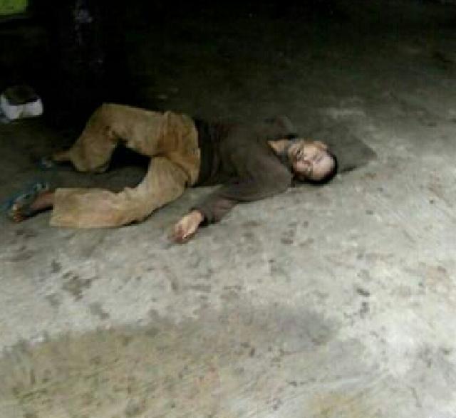 Sesosok Mayat Terbujur Kaku Diemperan Bengkel Hebohkan Masyarakat Inhil