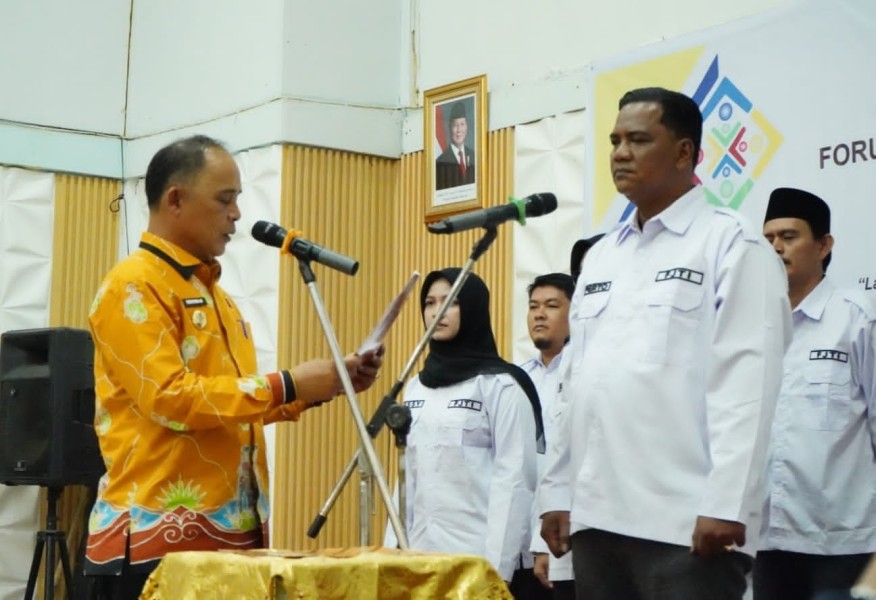 Bupati Inhil Kukuhkan Pengurus FJTI Peiode 2025-2030