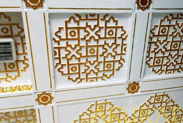 Heboh, Ornamen Masjid Raya Pekanbaru Mirip Lambang Salib