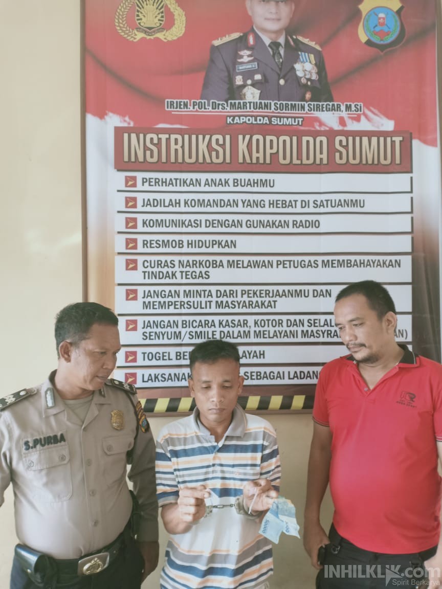 Satu Minggu Jadi Pengedar Sabu, Pemuda Asal Dolok Masihul Ditangkap Polisi