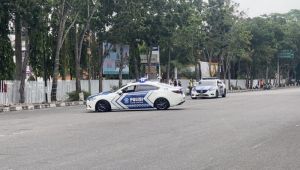 Polda Riau Gelar Pelatihan Pengawalan Peserta Pemilu