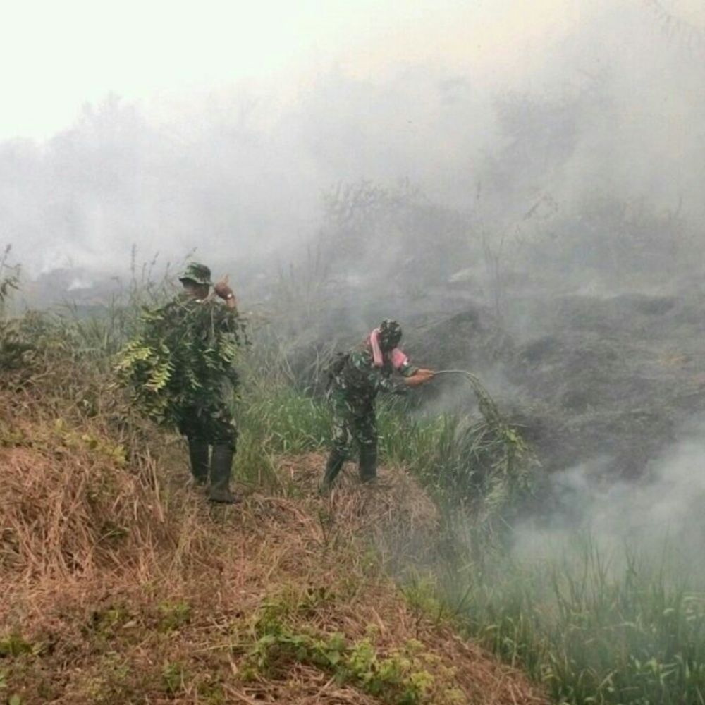 Walau Sudah Turun Hujan, Satgas Darat Terus Lakukan Patroli Karhutla
