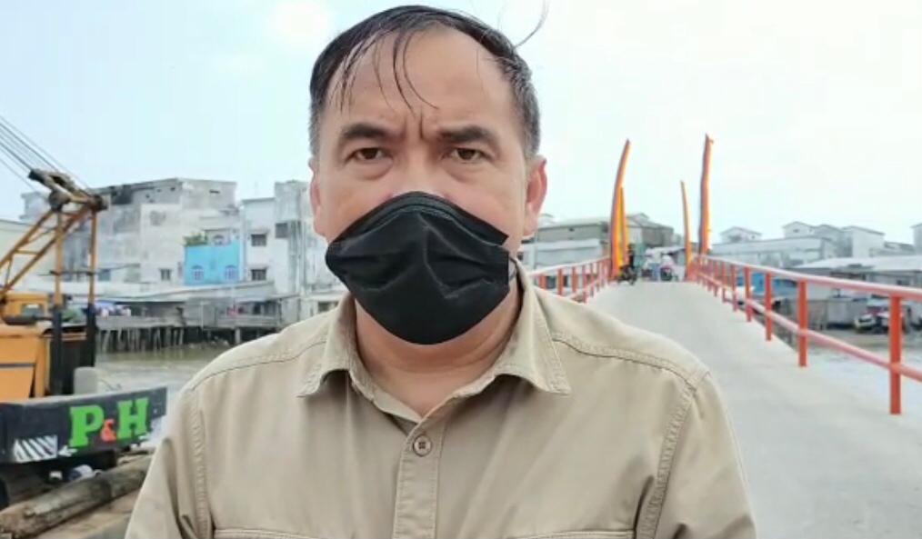 Hadiri Peresmian Jembatan Tanah Merah, Ini Harapan Ketua DPRD Inhil
