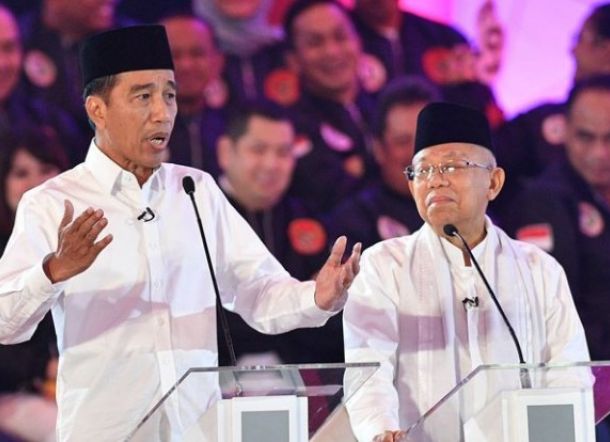 Jokowi Dominan Debat Perdana, Ma'ruf Amin Tahu Diri
