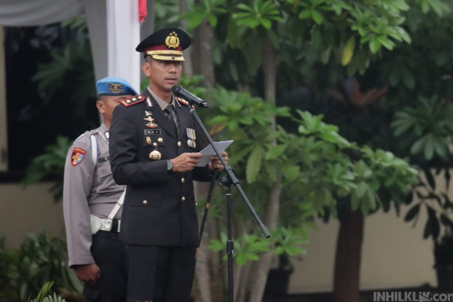 Kapolres Sergai, AKBP Oxy Yudha Pratesta Pimpin Upacara Hari Bhayangkara 78