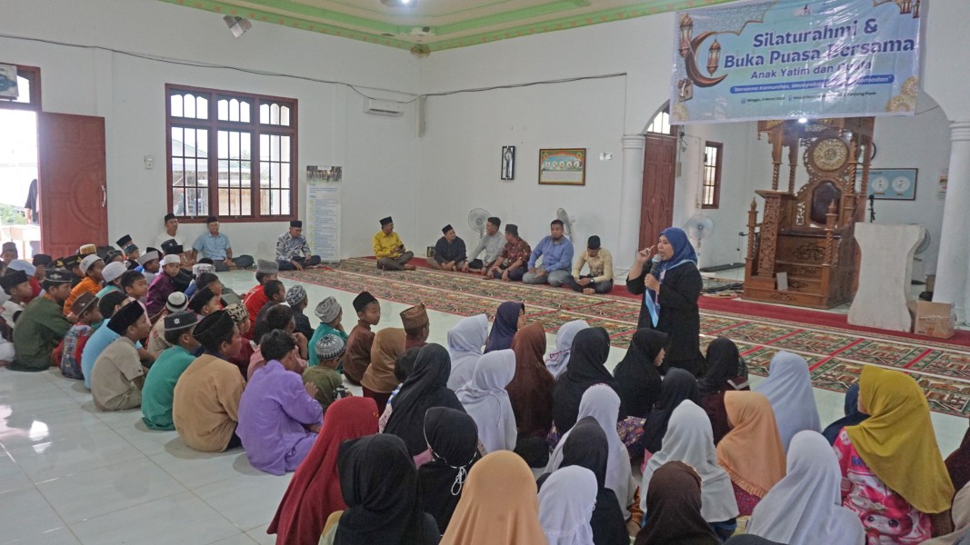 Merajut Kepedulian Ramadan, PT Pulau Sambu di Kuala Enok & YBDA Santuni Anak Yatim