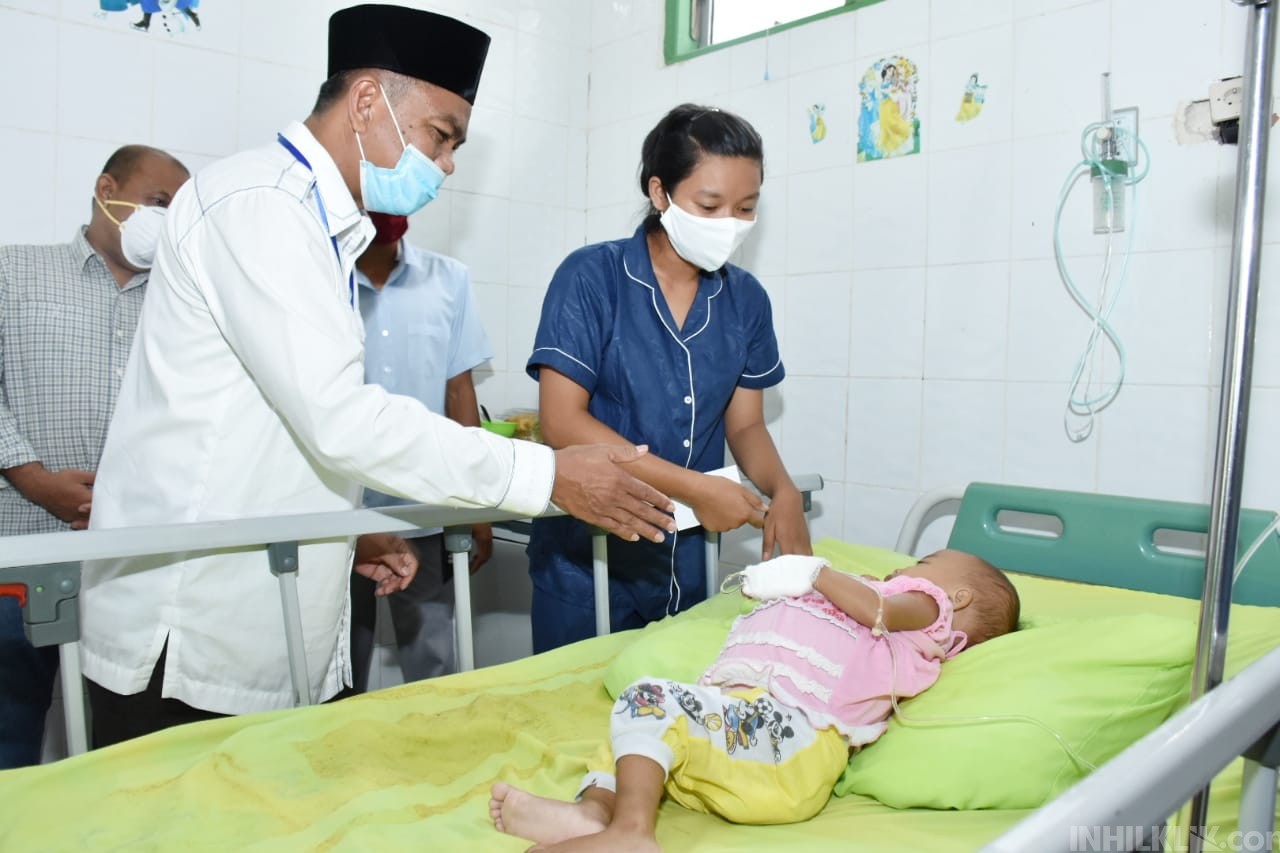 Pasien Penderita Pembengkakan Liver Dapat Perhatian Wakil Bupati Sergai
