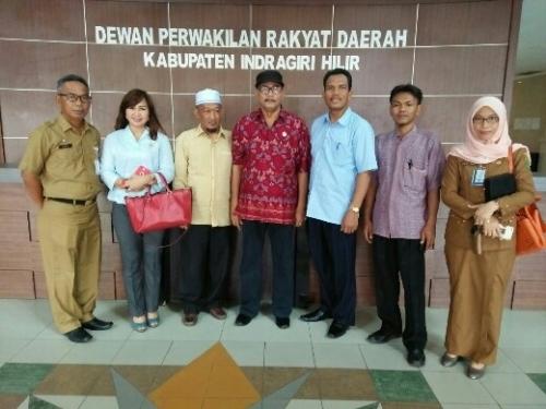 Wakil Ketua DPRD Indramayu Datangi Kantor DPRD Inhil