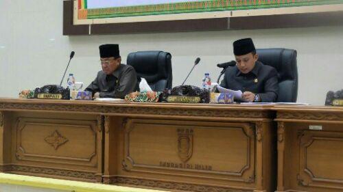 Paripurna ke-8, Rp 2,2 Triliun APBD-P disahkan DPRD dan Pemkab Inhil