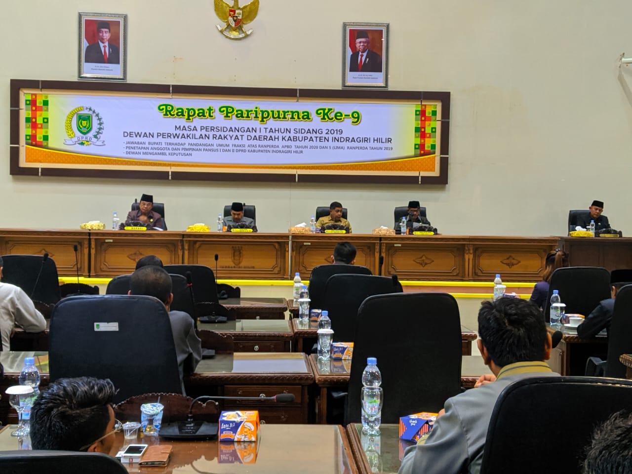 DPRD Inhil Gelar Rapat Paripurna ke-9, Bahas PT KIG Hingga PDAM