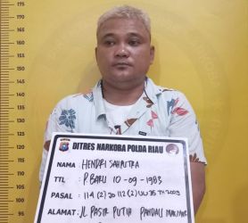 Nyamar Jadi Ojol, Polda Riau Ringkus Pengedar Sabu