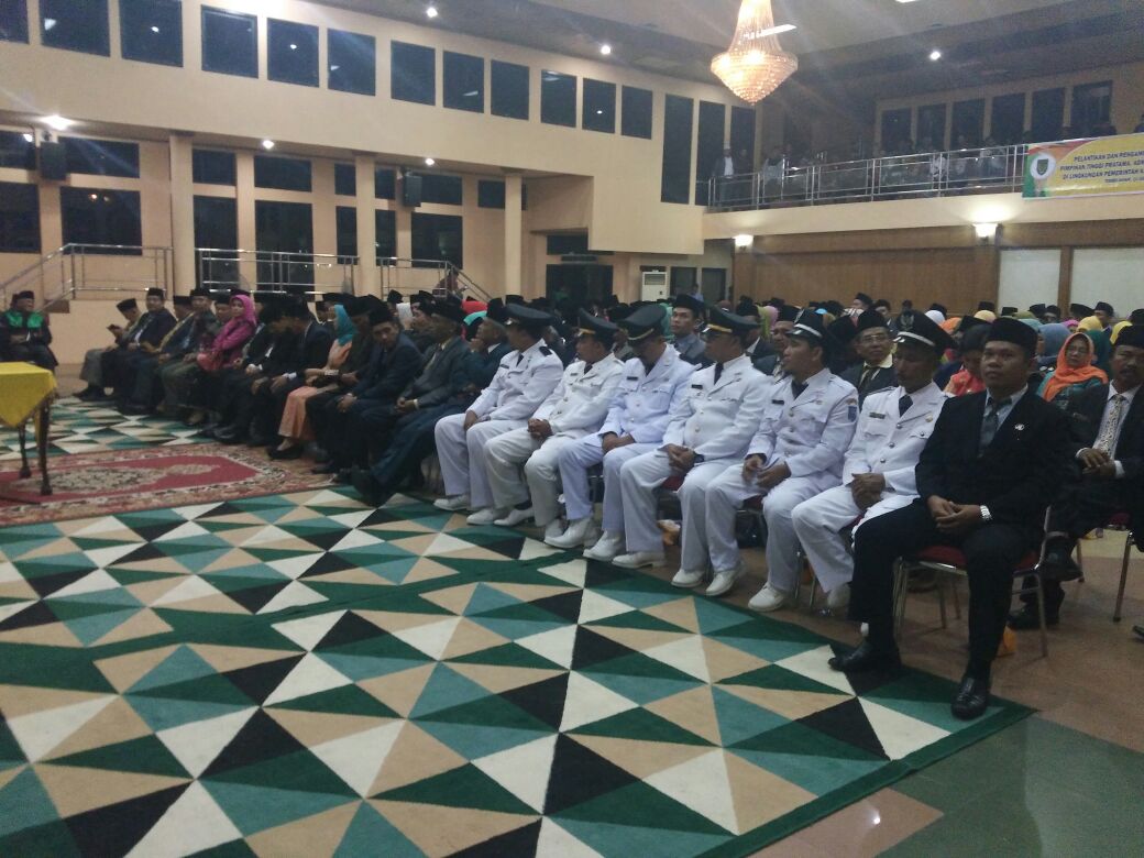 Berikut Nama-nama Pejabat Eselon II Dilantik Bupati Wardan
