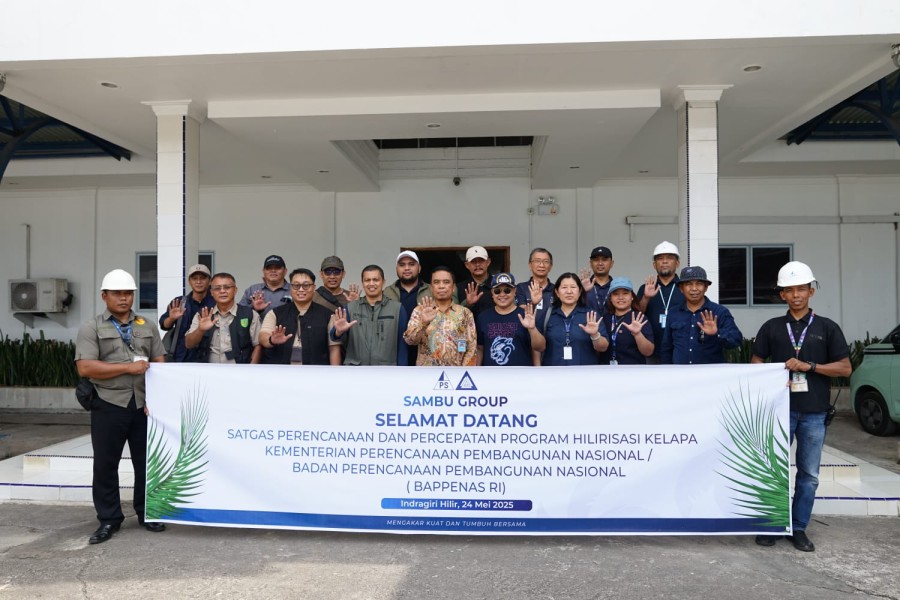Dukung Hilirisasi Kelapa, Sambu Group Sambut Baik Kunjungan BAPPENAS RI