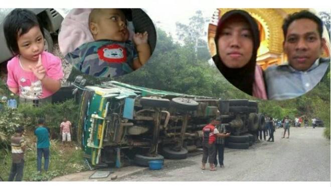 Ini Penyebab Kecelakaan Maut yang Tewaskan Satu Keluarga di Kampar