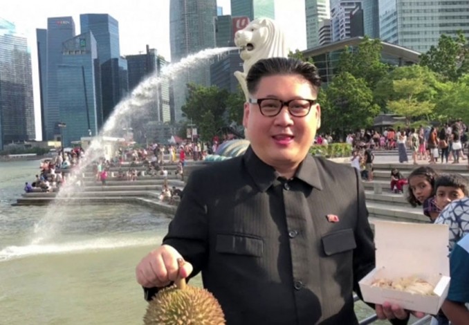 Pelawak Peniru Kim Jong Un Ditahan di Singapura