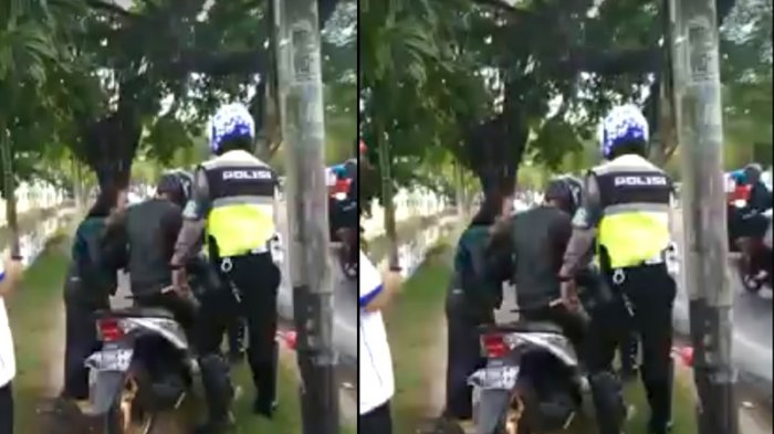 Hindari Razia, Pasangan Muda Ini Terjun Bebas Kedalam Selokan, Berikut Videonya ...