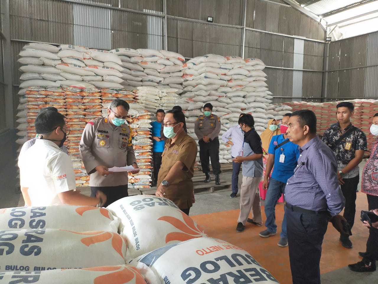 Pemda Inhil Pastikan Stok Beras Aman Sampai Lebaran