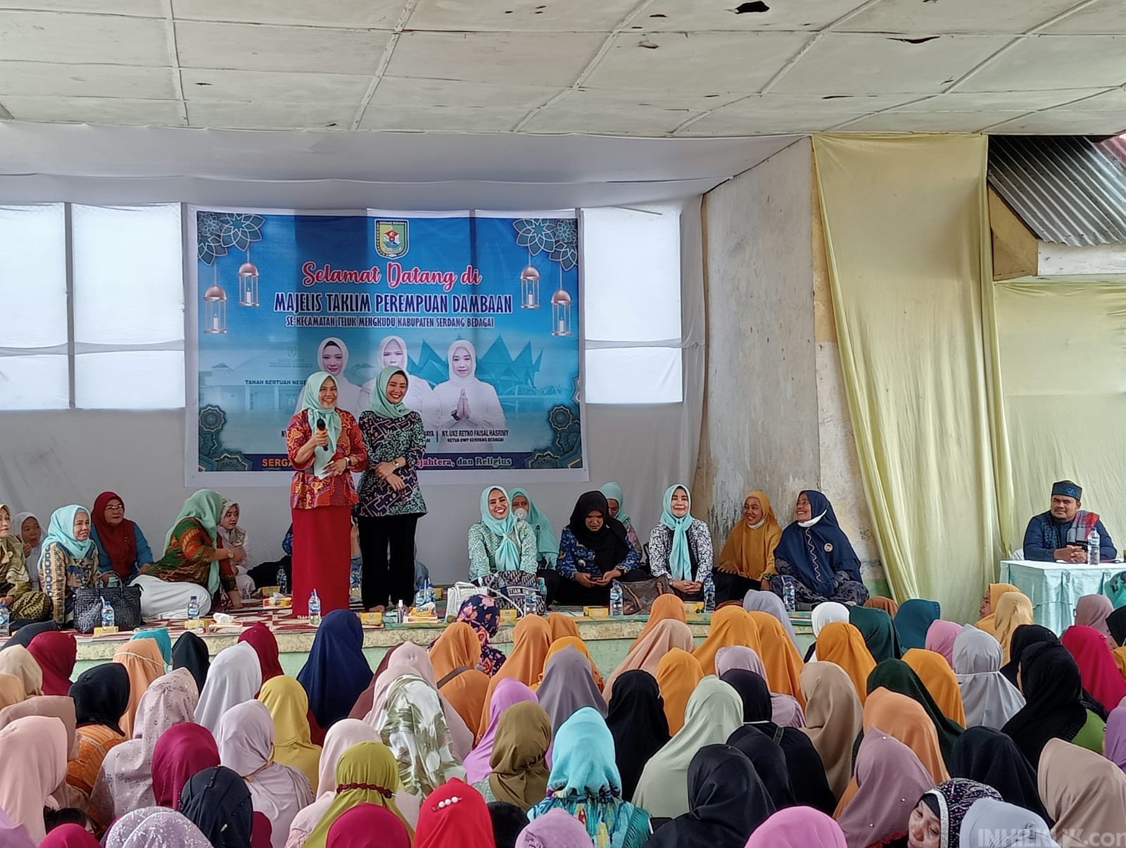 Majelis Taklim Perempuan Dambaan se-Kecamatan Teluk Mengkudu Diapresiasi Ny.Rosmaida Darma Wijaya