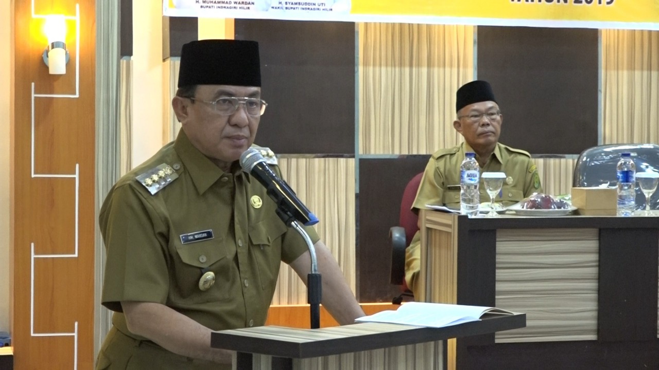 Bupati Inhil Buka Bimtek Pilkades Serentak Tahun 2019