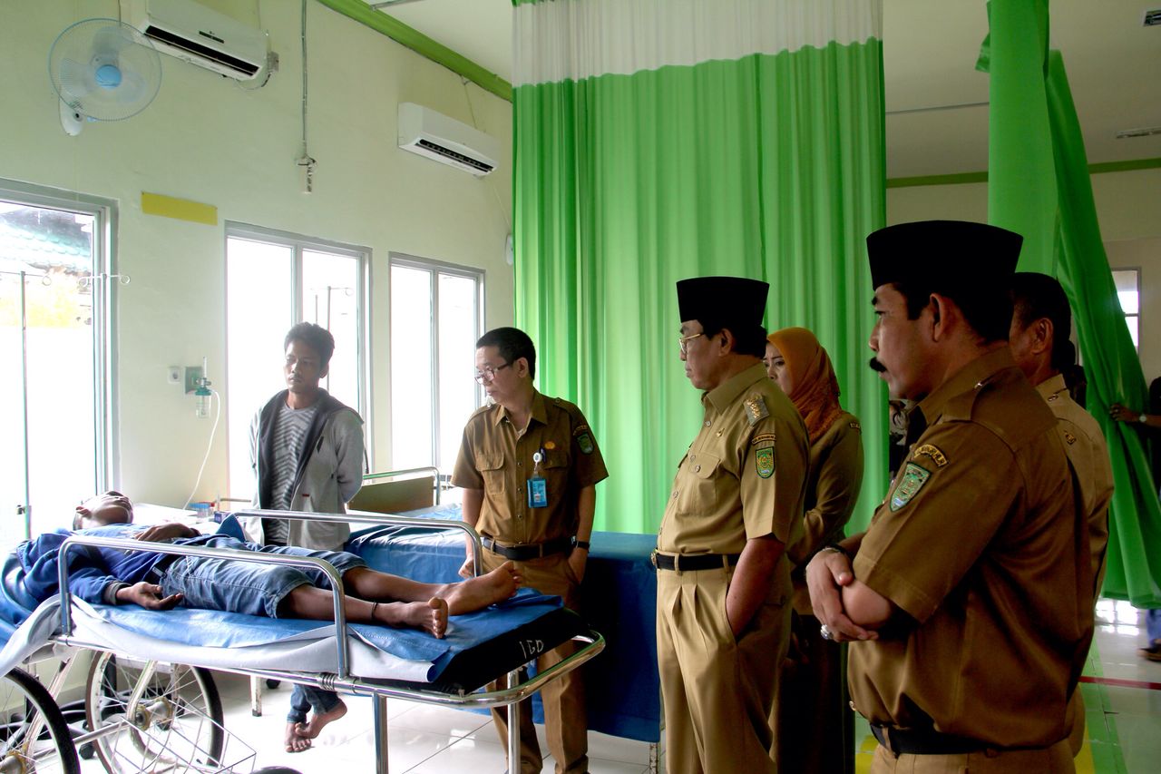 Bupati Inhil Sidak ke  RSUD Puri Husada Tembilahan