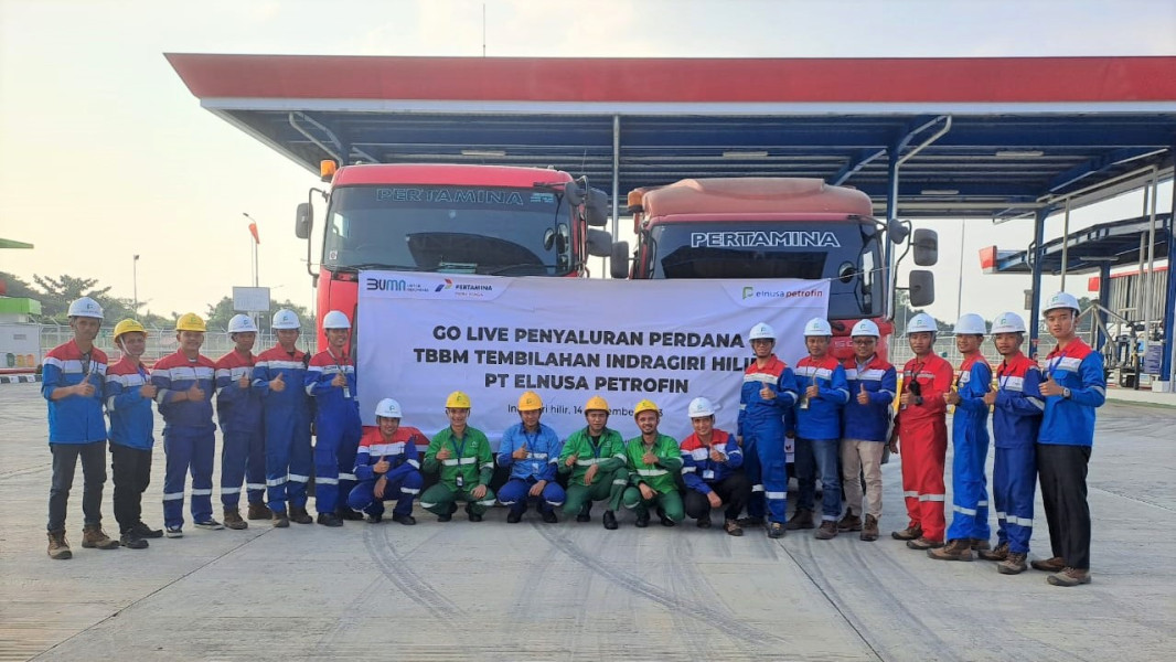 Elnusa Petrofin Sukses Gelar Go Live Penyaluran Perdana BBM di Fuel Terminal Indragiri Hilir