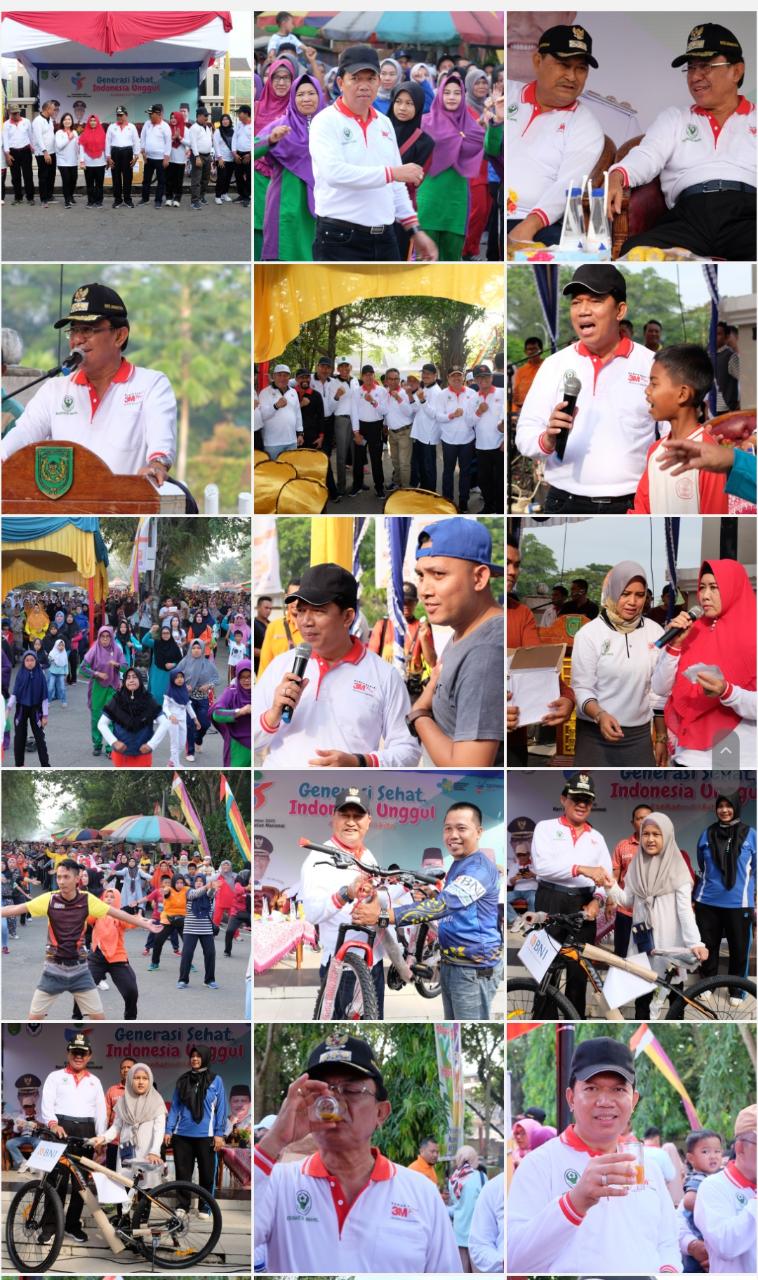 Car Free Day, Generasi Sehat Indragiri Hilir Unggul