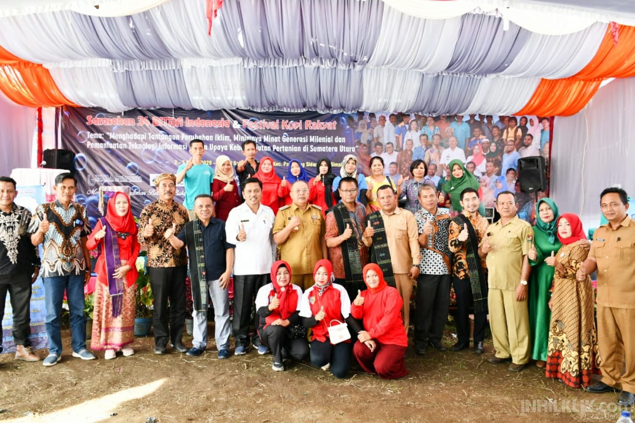 Bupati Soekirman Hadiri Sarasehan ke-34 BITRA dan Festival Kopi Rakyat di Simalungun
