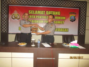 Bidkum Polda Sumut Gelar Sosialisasi Perkap No.2 Tahun 2016 ke Jajaran Polres Sergai