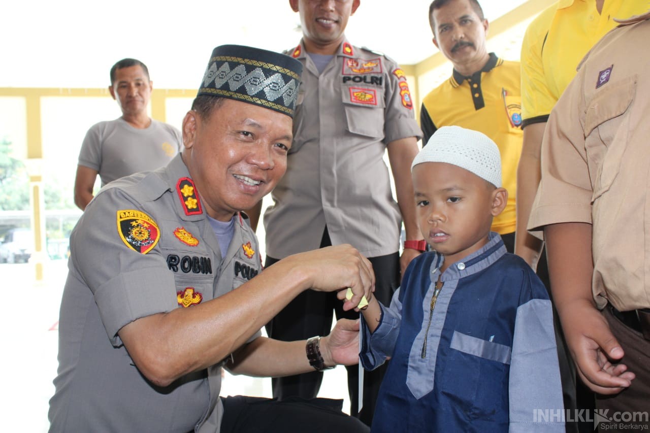 Jumat Barokah, Polres Sergai Santuni Kaum Dhuafa dan Anak Yatim