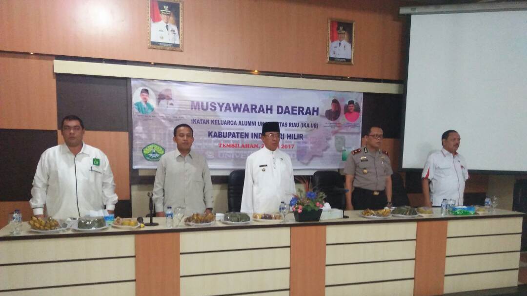 Bupati Inhil Buka Musda IKA UR Kabupaten Inhil