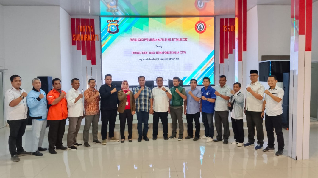 PSI Inhil Ikuti Sosialisasi Tata Cara Penerbitan STTP oleh Polres