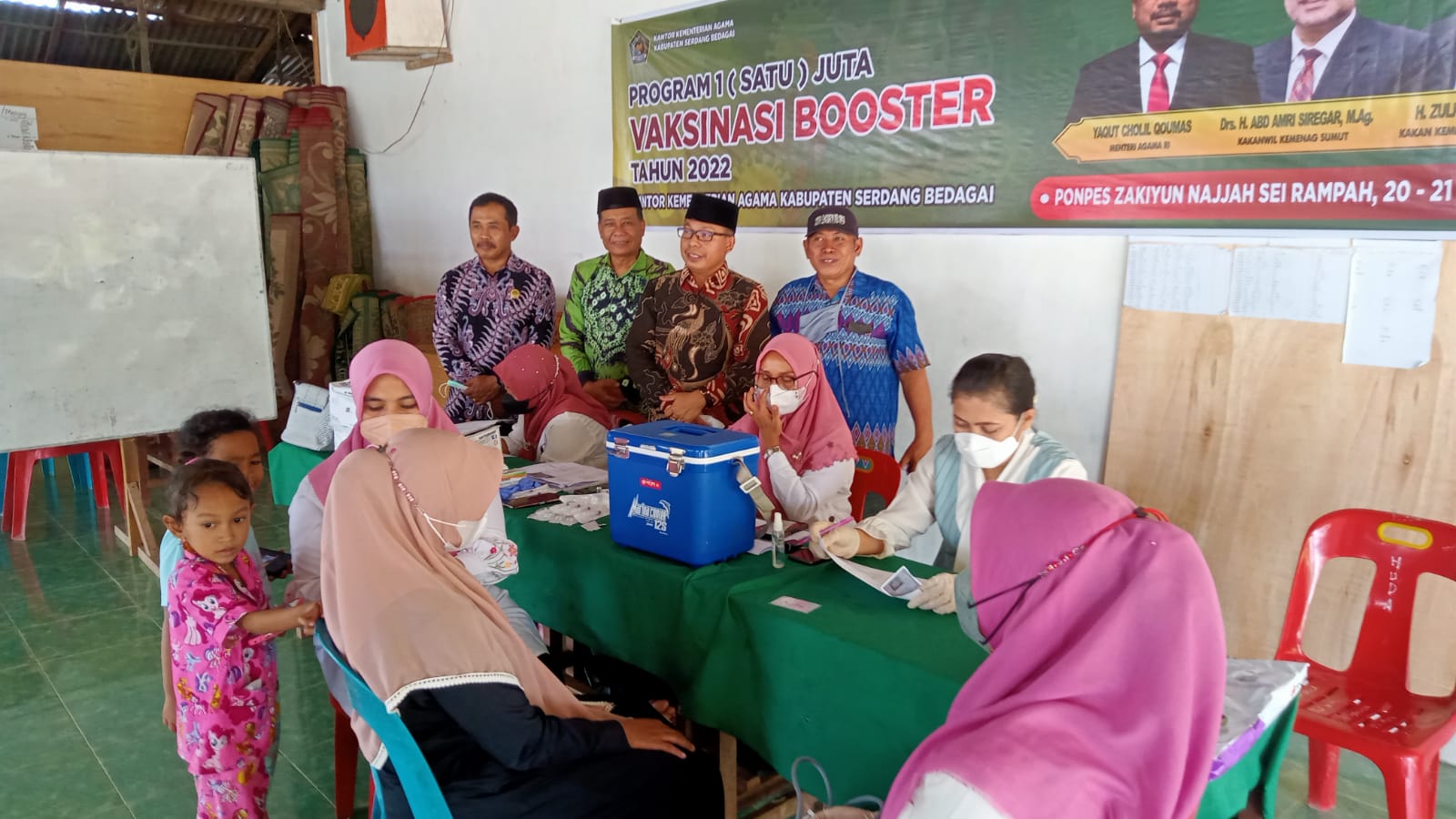 Program 1 Juta Vaksinasi blBooster Tahun 2022 di Serga