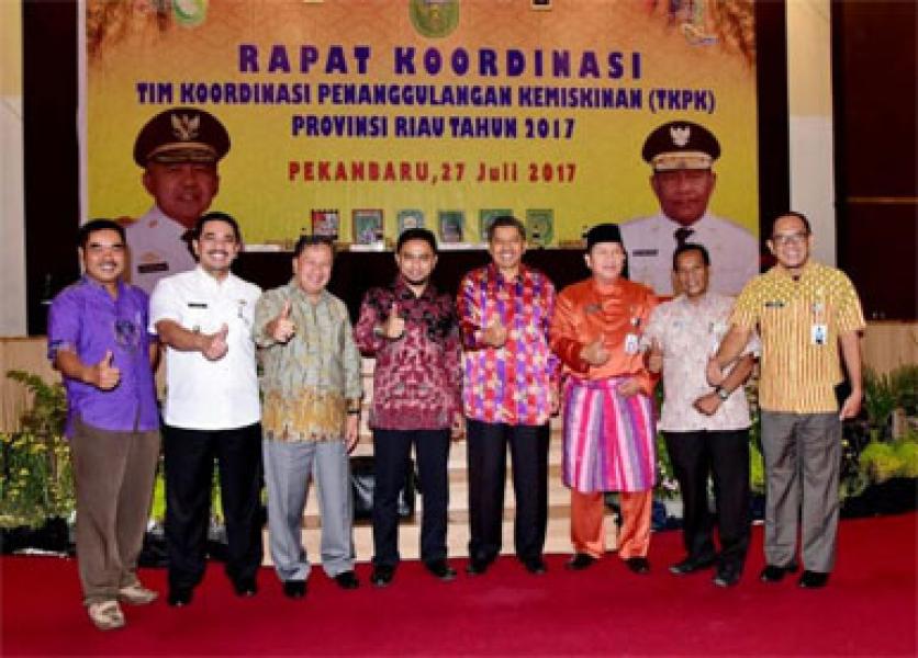 Wabup Rosman Malomo Hadiri Rakor TKPK Provinsi Riau