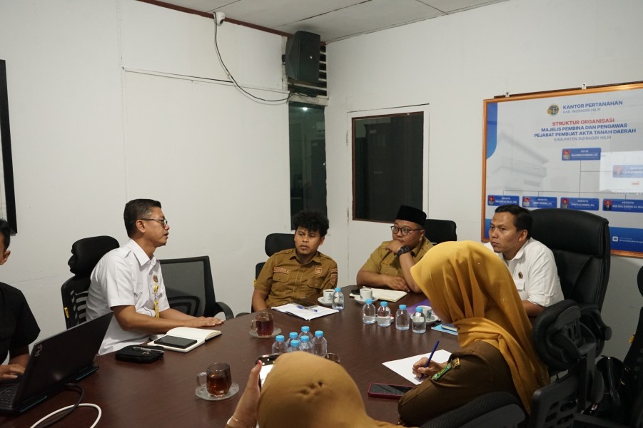 Kantah Inhil Siap Dukung Transformasi Pelayanan Pertanahan, Pengukuran dan Balik Nama Makin Cepat