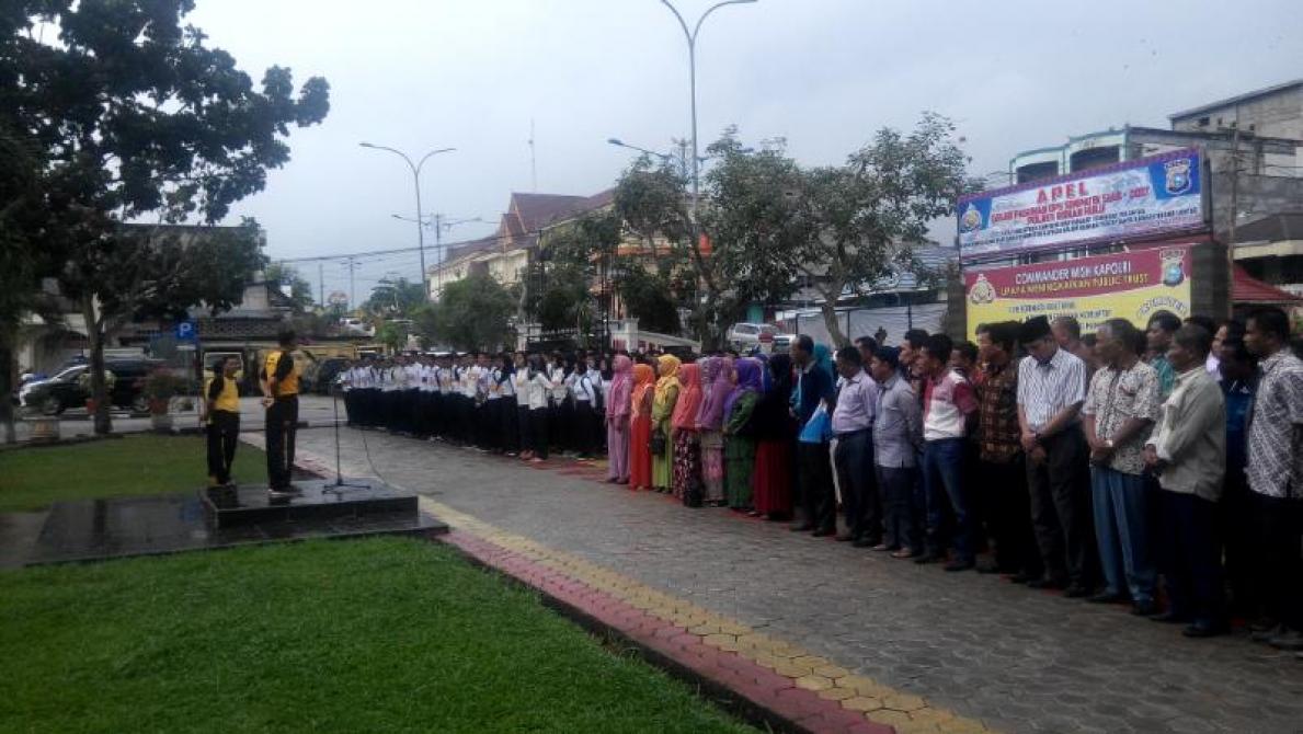 Kapolres Rohul Lepas 222 Casis Polri, Ini Pesannya