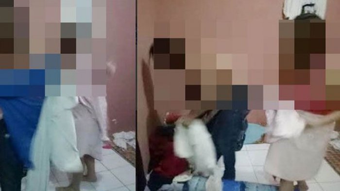 Menghilang Sejak 2 Bulan Lalu, Wanita ini Tertangkap Mesum Bersama Berondong Oleh Suami dan Anaknya