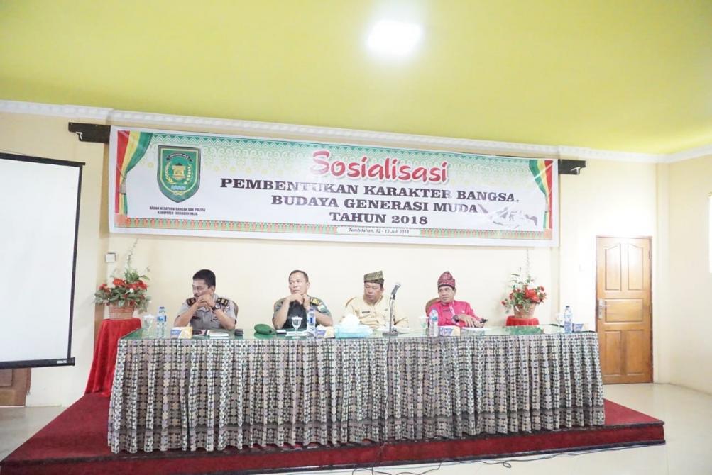 Pemkab Inhil Taja Sosialisasi Pembentukan Karakter Bangsa, Budaya Generasi Muda