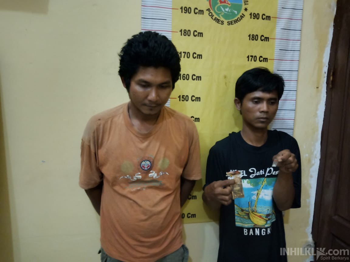 Gagal Nyabu, Dua Warga Desa Bingkat Ditangkap Polisi di Pinggir Jalan