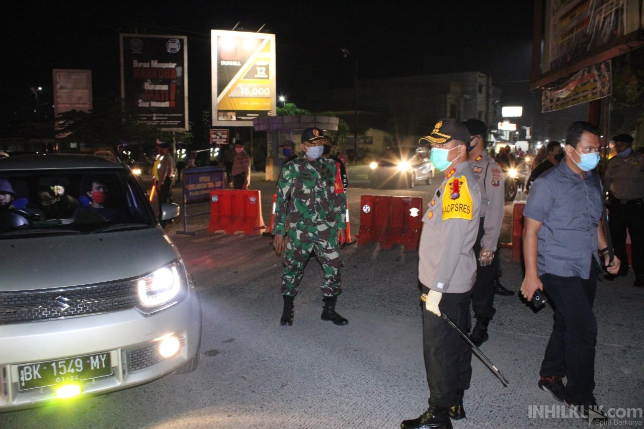 Ratusan Kendaraan Putar Balik pada Malam Takbiran di Sergai