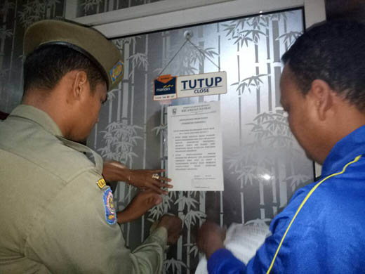 Tak Miliki Izin, Sejumlah Tempat Hiburan di Duri Ditutup Paksa