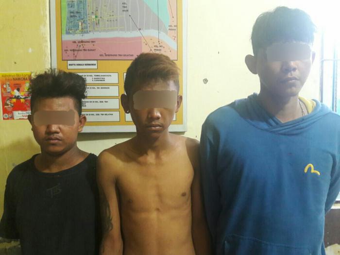 Pelaku Begal Di Jalan Tanjung Harapan Ujung Tembilahan Berhasil Di Bekuk Polisi