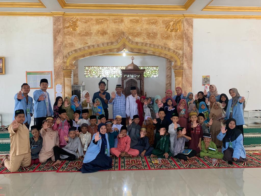 Mahasiswa Kukerta Unri di Desa Kuala Lemang Gelar Lomba Hafalan Surat Pendek