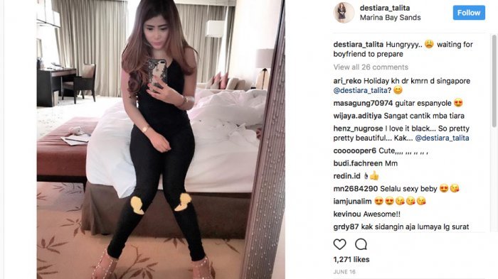 Usai Laporkan Walikota Terpilih, Model Destiara Pamer Foto Menginap di Hotel Singapura