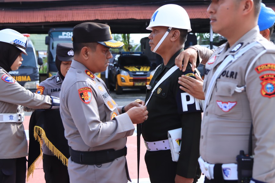 Operasi Zebra Lancang Kuning 2025 Dimulai, Polres Inhil Sasar 7 Pelanggar Lalin