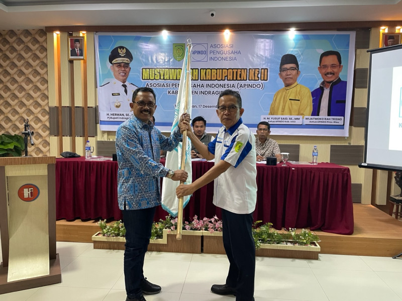 Aklamasi, Yusuf Said Kembali Pimpin APINDO Inhil Periode 2023-2028