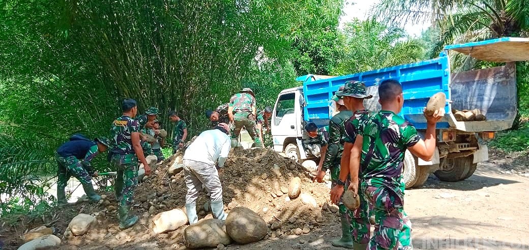 Semangat Satgas TMMD 111 Kodim 0204/DS Tak Kendor Jelang Akhir Penugasan