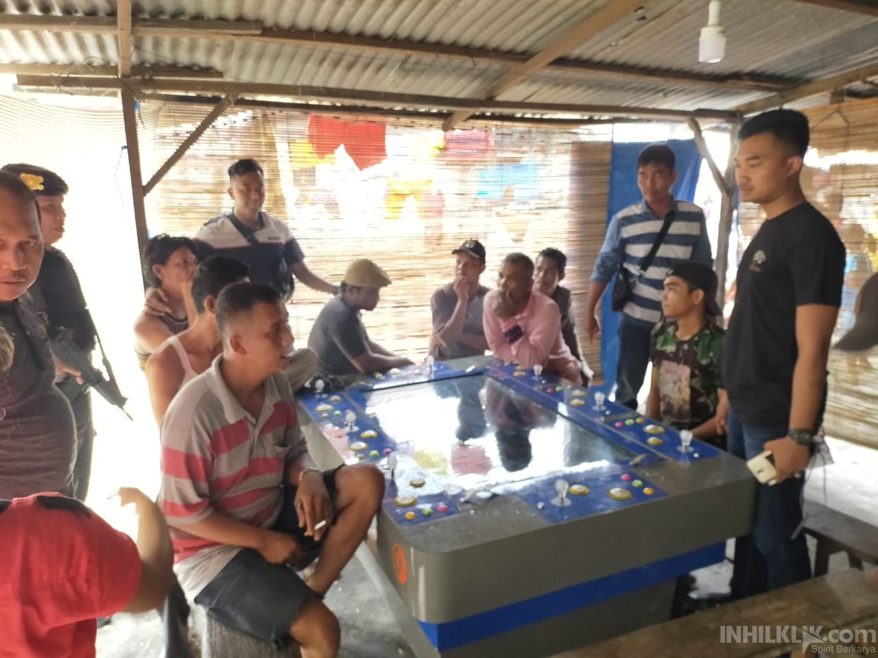 Tim Gabungan Polres Sergai Sikat Judi Tembak Ikan di Sei Bamban